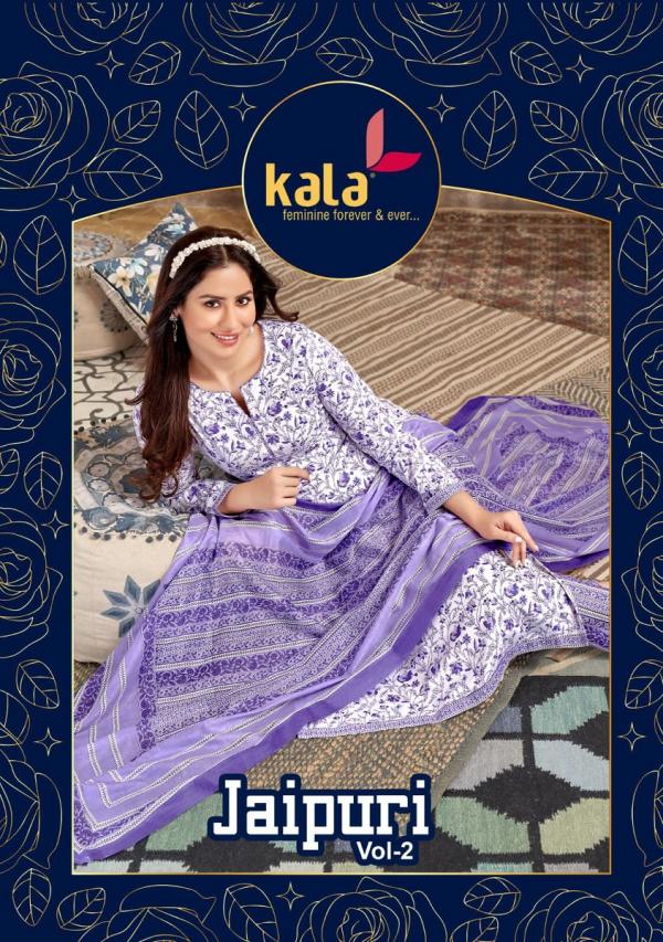 Kala Jaipuri Vol 2 New Kurti With Bottom Dupatta Collection